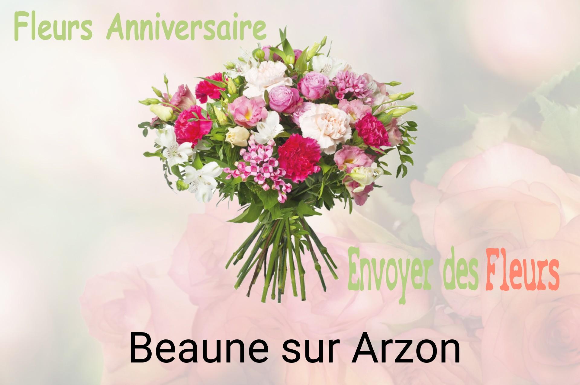 Bouquet de fleurs d’anniversaire livré à Beaune-sur-Arzon