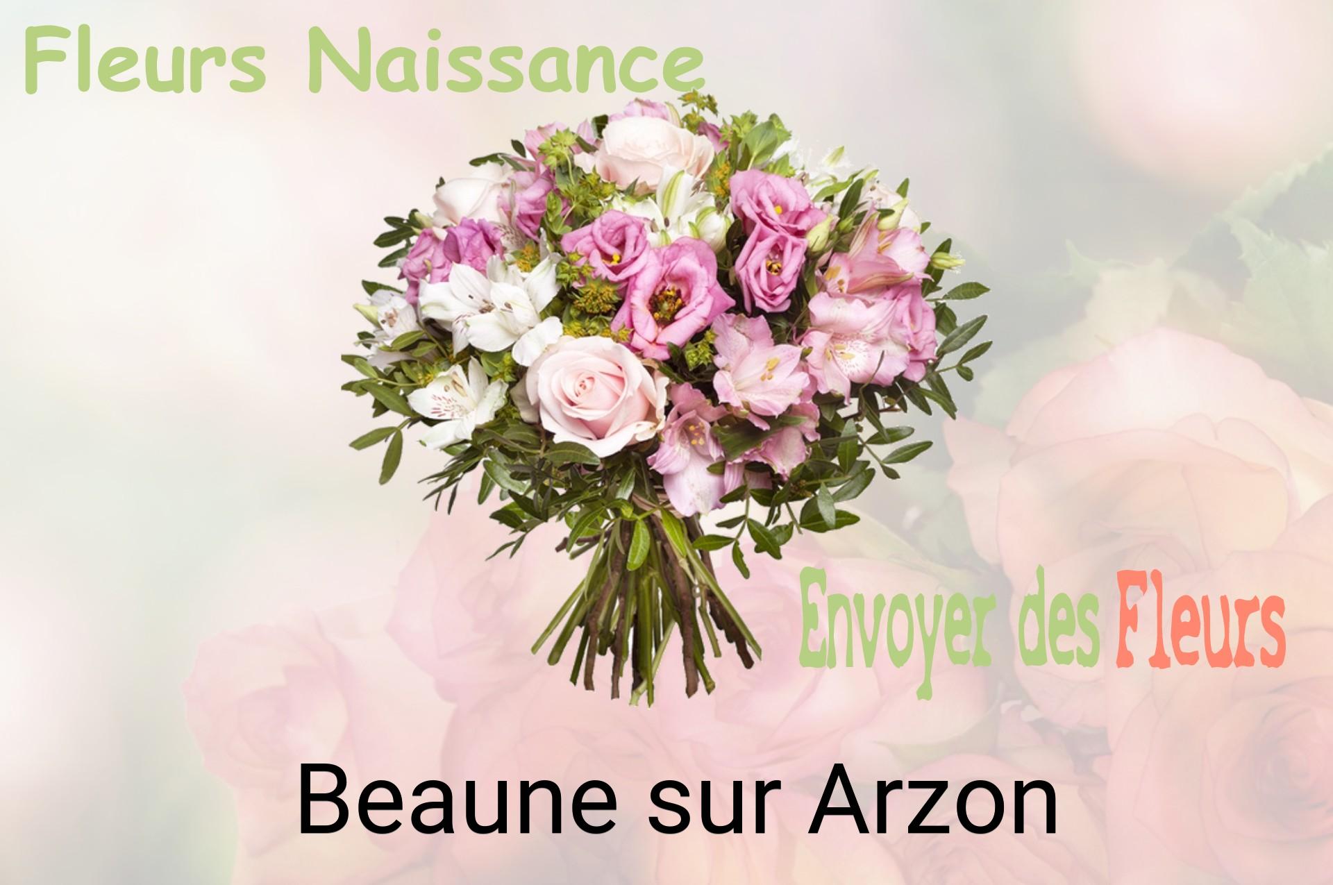 Bouquet de fleurs de naissance livré à Beaune-sur-Arzon
